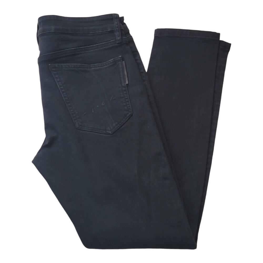 Mursaki By Ruben‎ Campos Black Denim jeans Straight Cut Leg Men's Size 34